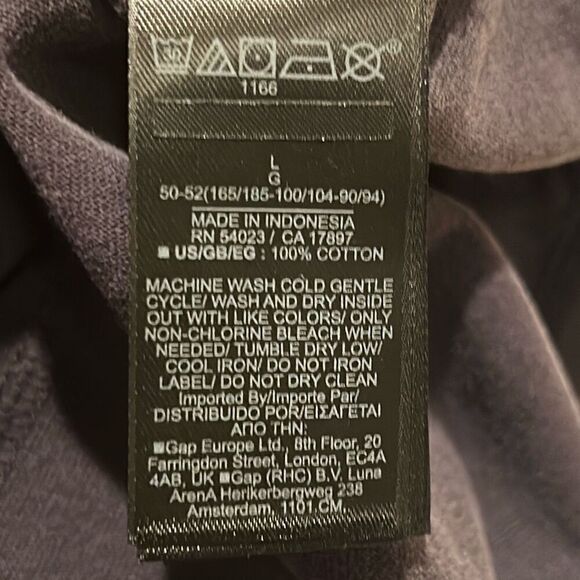 YZY Gap Balenciaga Collab Tee Shirt Black Oversized Men's Size Large Yeezy New - Picture 7 of 11